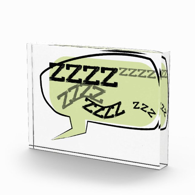 ZZZzzz Nickerchen Time Bedroom Deco Fotoblock (Rechts)
